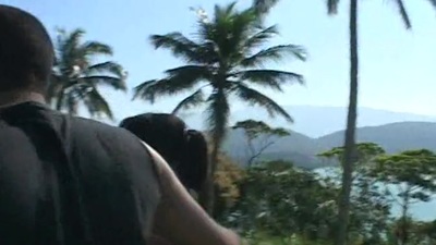 Tony and I were surpassing our way to the beach as usual